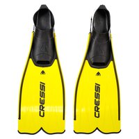 Cressi Rondinella Closed-Foot Snorkeling and Diving Fins Yellow 5.5/6.5 